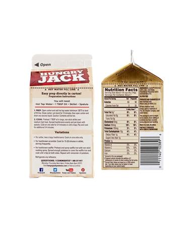 Hungry Jack Original Hashbrown Potatoes 3.2 oz (8 Pack) - Gluten Free, Family Size - Made with Real Potatoes, Serves 5 - Perfect Meal Addition - Buy Online on GoSupps.com