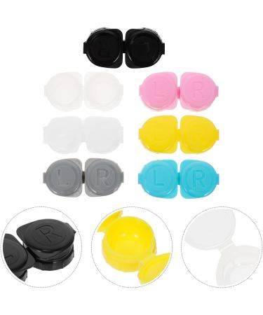 14th Double Glasses Case & Contact Lens Holder - Portable Organizer with Mirror & Vitamin Container - Buy Online on GoSupps.com