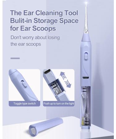 UANRNA Ear Wax Removal Tool with Light - Kids & Adults Ear Cleaner - Purple - Buy Online on GoSupps.com