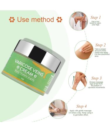 EXQST Varicose Veins Cream CremePure Varicose Veins Leg Cream - Buy Online on GoSupps.com