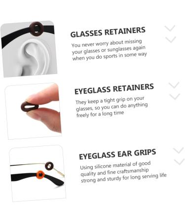 Doitool 7 Sets of Slipproof Safety Glasses Holders | 26 Pairs Round Sunglasses & Ear Spares | Durable Colorful Accessories for Sunglasses - Buy Online on GoSupps.com
