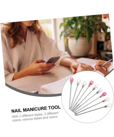 FOMIYES Color Plastic Stirring Rod Nail Kits Nails Kit Nail Polish Kit Stirring Rod for Jewelry Making Ear Wax Pick Nail Scraper Resin Mold Stirring Spoon UV Gel Mixing Rod Metal re-usable - Buy Online on GoSupps.com