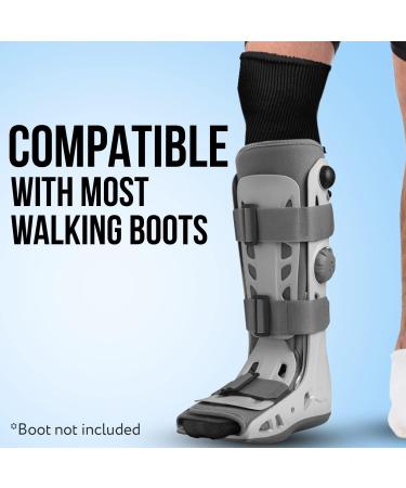 3 Pack Impresa Replacement Sock Liner for Aircast Compression Walking Boot - Breathable Orthopedic Socks for Cast Boot - Women and Men - One Size Fits Most - Buy Online on GoSupps.com