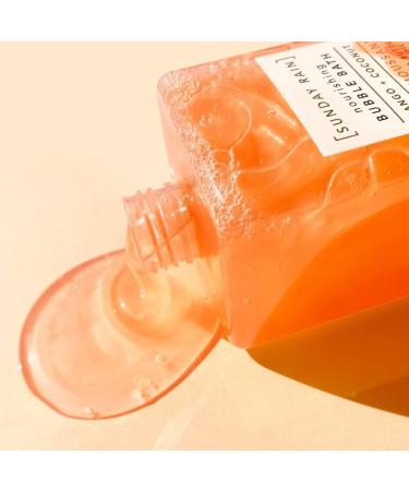 Shop Sunday Rain Nourishing Tropical Bubble Bath - Mango Butter & Coconut Oil 450ml | Refreshing Spa Experience - Buy Online on GoSupps.com