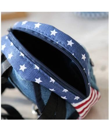 Stock Show Pet Dog Backpack Harness with Leash | Cute Animal Saddle Bags for Outdoor Training | Puppy Walking Gear (L Star&Stripe) - Buy Online on GoSupps.com