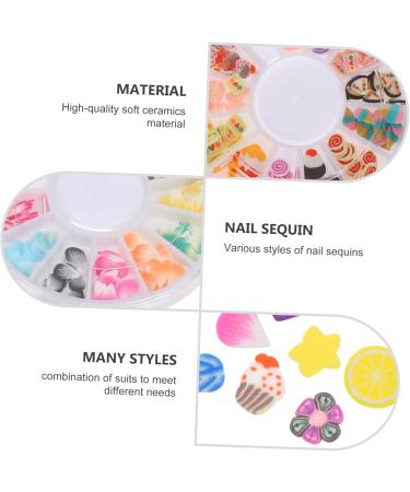 Housoutil 8 Boxes Soft Pottery Diy Nail Decorations Jewels for Nails Clay Fruit Slices Bulk Ornaments Craft Patch Nail Accessories Fruit Pattern Nail Art Patch 3d Polymer Clay Sticker Boxed - Buy Online on GoSupps.com