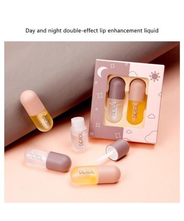 Buy Lip Plumper Set - 2 Natural Make-up Glosses & Serum for Fuller Lips | Derol Lip Enhancer - Buy Online on GoSupps.com