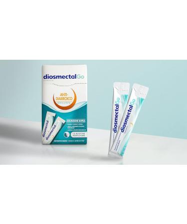 Ipsen Consumer HealthCare Diosmectal Go Diosmectitis diarrhea for adults and children over 8 years 12 single doses based on diosmectitis 3 g medical device stops and treats diarrhea relieves pain recovers - Buy Online on GoSupps.com