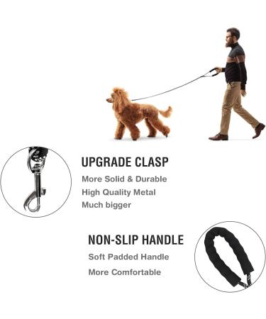 Reflective 65FT Dog Training Lead Rope for Hiking & Walking | Nylon Long Recall Leash with Comfortable Handle - Buy Online on GoSupps.com
