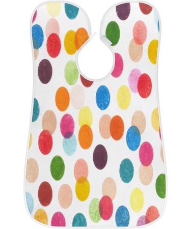 Premium Beard Bib Apron - Non-Stick Waterproof Hair Catcher for Men - Vintage Polka Dot Grooming Cape - Buy Online on GoSupps.com