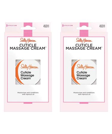 Sally Hansen Nail Treatment Cuticle Massage Cream, 2 Count(Pack of 1)
