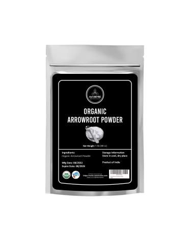 Naturevibe Botanicals Organic Arrowroot Powder, 5lbs | Gluten-Free and Non-GMO | Used in cooking | Used for coating (80 ounces) - Buy Online on GoSupps.com