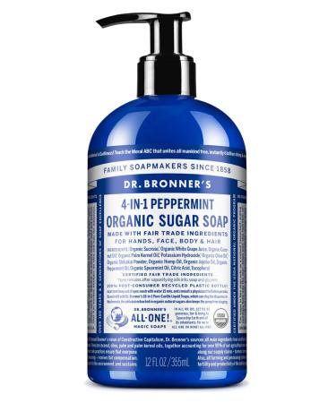 Dr. Bronner's Organic Shikakai Hand Soap Spearmint Peppermint - 12 fl oz