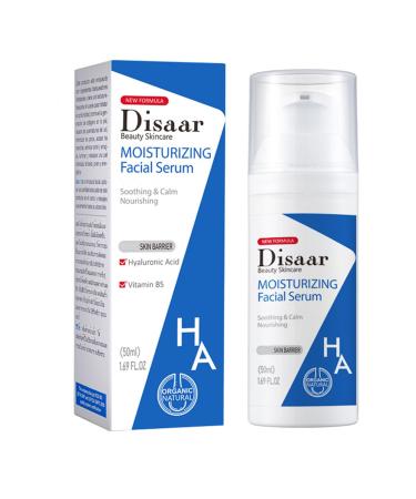 Hyaluronic Acid Serum Moisturizing Facial Serum with Vitamin B5 - Soothing & Calm Nourishing - Hyaluronic Acid to Improve Dullness Reduce Pigmentation and Dark Spots - 50ML