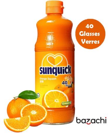 Sunquick Real Fruit Concentrate Juicer - Fruity Refreshment (Orange 1 Bottle) Orange 700.00 ml (Pack of 1) - Buy Online on GoSupps.com
