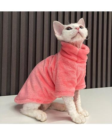 DSOUWEH Practical And Cute Cat Sweater For Everyday Comfort Clothes For Polyester Cat Clothing Cat Hoodie Easy To Clean pink S pink S - Buy Online on GoSupps.com