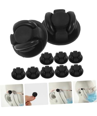 Operitacx 50-Pack Mask Glasses Buckle Extension Clips | Glass Holders & Extenders for Face Cover & Hearing Protection | Lanyard Accessories & Ear PP Rope Buckles - Buy Online on GoSupps.com