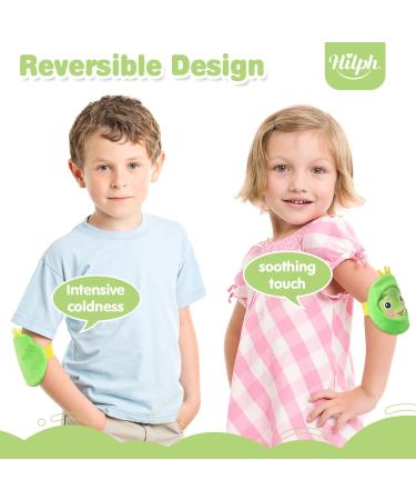 Buy Hilph Cool Pads for Kids - 3-Piece Soft Fabric Cooling Packs for Toothache Relief & Swelling | Perfect Gel Compress by Three Frogs - Buy Online on GoSupps.com