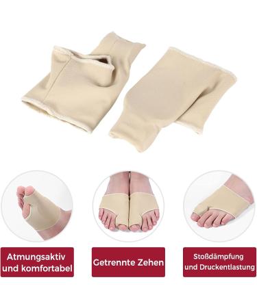 Mogade Hallux Valgus Bandage - Corrective Hallux Valgus Socks with Silicone Pad - 1 Pair (M) for Toe Ball Protection - Buy Online on GoSupps.com
