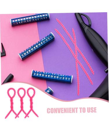 Baluue 1set Perm Rods for Women Hair Curler Spiral Hair Perm Rods Rosy 20pcs - Buy Online on GoSupps.com