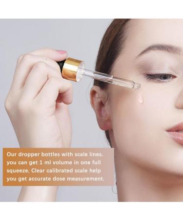 Buy Leakproof Amber Dropper Bottles 0.1 & 0.3 oz - 5ml Syringe Extract Tool & Tincture Bottles for Essential Oils - International Shipping Available - Buy Online on GoSupps.com