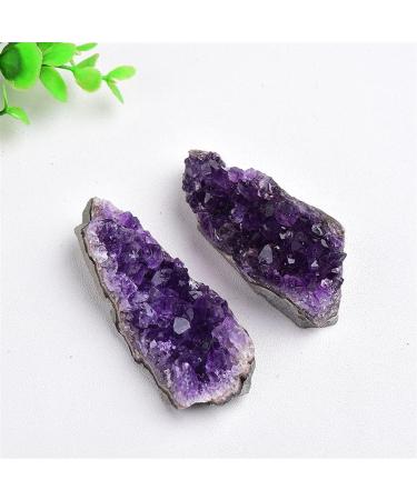 Natural Crystal Rough Decorative Ornaments 1pcs Natural Amethyst Cluster Quartz Raw sStone Purple Feng Shui Stone Ore Home Decoration (Size : 20-50g) (Size : 180-230g) - Buy Online on GoSupps.com