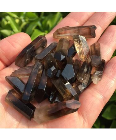 Crystal Natural Smoky Quartz Crystal Point Stone Raw Stone Rough Specimen Minerals Stone Home Decoration Can be Used for JIZTGEDM - Buy Online on GoSupps.com