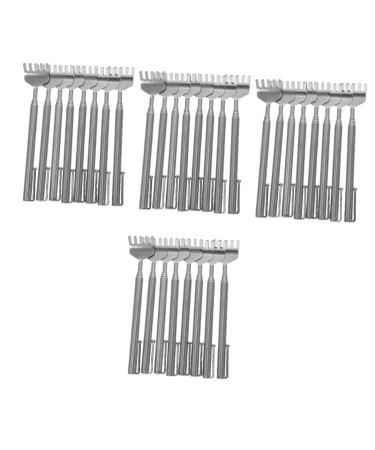 Fomiyes 32 pc. Scratches manual neck scratching post to relax the back tool itching itch-remover massage device for relieving itching body scraping backrest metal man pour in