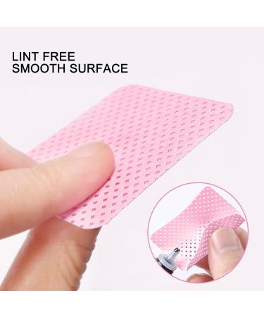  Dioche 1000 Pcs Nail Pliosh Remover Wipes Soft Nail Polish Remover Pad Eyelash Extension Glue Cleaning Pad Pink - Buy Online on GoSupps.com