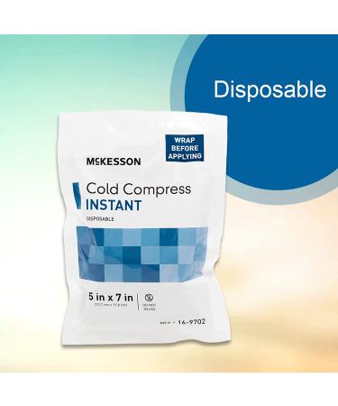 McKesson Cold Compress Instant Cold Pack 5 x 7 Disposable - 24 Packs - Buy Online on GoSupps.com