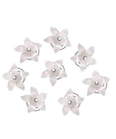 24PCS Rhinestones Crystal Spirals Hair Pin with Imitation Pearl - Bun Stick Hairpin for Twists and Coils (A) - Buy Online on GoSupps.com
