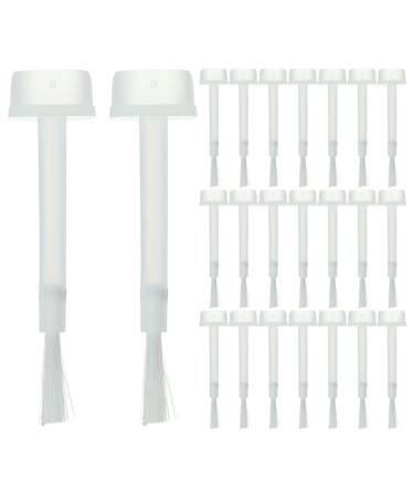 Minkissy 200pcs Nail Polish Replacement Brush Dipping Powder Liquid Replacement Brushes Applicator Gel Liquid Brushes for Salon