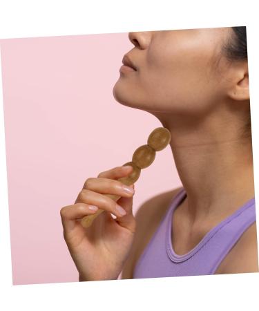 Partykindom 2-St Pearl Massage Stick | Calf Pain Relief | Thai Massage Tool | Wooden Fragrant Red Pear Manual Massage Device - Buy Online on GoSupps.com