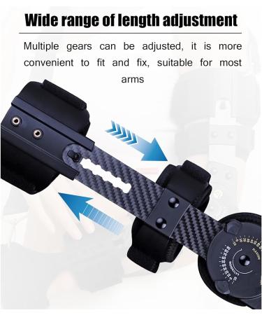 Arm Injury Recovery Brace - Hinged Adjustable Elbow Brace with Precision Dial | Comfortable Breathable Non-slip Design for Fracture Recovery (Right Arm - Buy Online on GoSupps.com