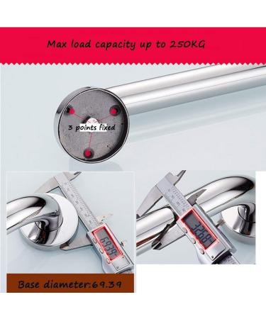 Safety Grab Bar Showers Bathroom Grab Bar Grab Rails Wall Mounted Polished Finish-Slip Safety Support Rail erly Disabled Handrails/58Cm - Buy Online on GoSupps.com