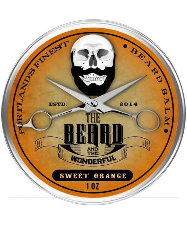 Premium Beard Balm for Men - Leave In Conditioner and Moisturizer for Beard Growth | Natural Ingredients with Sweet Orange - 30ml - Buy Online on GoSupps.com