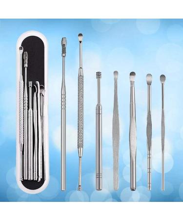 Healifty 7pcs Stainless Steel Ear Cleaner Set - Ear Wax Removal Kit and Ear Cleansing Tools - Buy Online on GoSupps.com