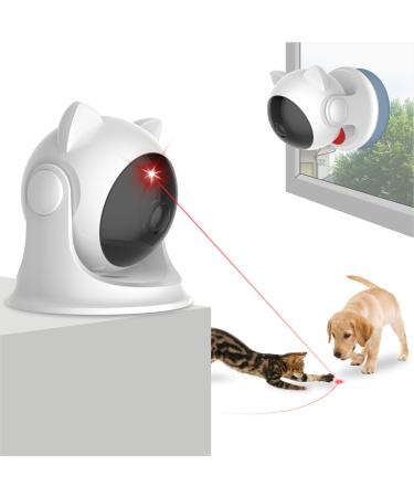 LIDLOK Automatic Cat Laser Toy for Indoor Cats,Interactive cat Toys for Kittens/Dogs,Fast/Slow Mode,Adjustable Circling Ranges,USB Rechargeable,Auto on/Off