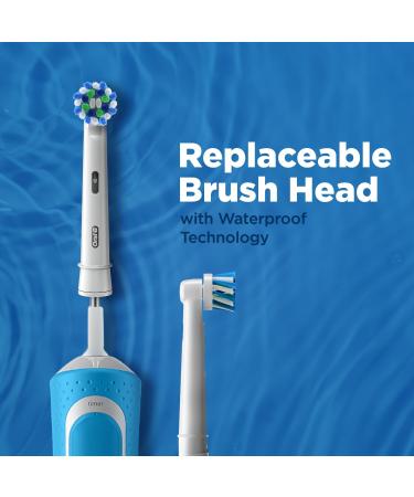 Oral-B Vitality Criss Cross Electric Toothbrush with Travel Case & Replaceable Head - White | Buy Internationally - Buy Online on GoSupps.com