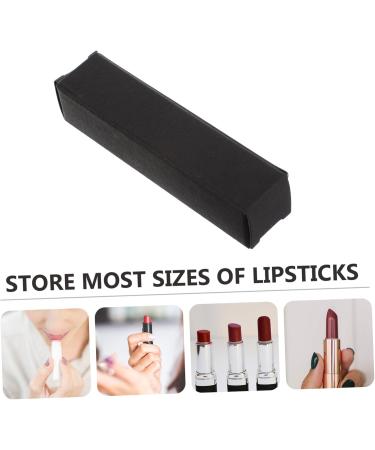 Beaupretty 50Pcs Glossy Lip Balm Boxes | Kraft Paper Lip Balm & Essential Oil Packaging | Black Lipstick Packing Boxes - Buy Online on GoSupps.com