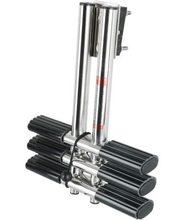 DasMarine Heavy Duty 3 Step Boat Marine Sport/Diver Ladder - 316 Stainless Steel, Telescoping Tube, Transom Mounting Extension Shim - Buy Online on GoSupps.com