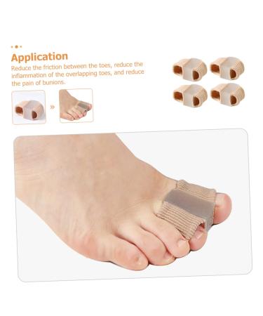 Marmerdo 4pcs Toe Separator Set - Adjustable Gel Straightener for Hammer Toe, Bunion Pad, and Toe Cushion - Double-Hole Toe Cover - Assorted Colors - 6X3.2CM - Buy Online on GoSupps.com