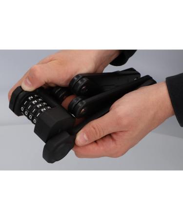 FISCHER BIKE PROTEC FN110 Folding Lock - Secure Black Bicycle Lock for International Shipping - Buy Online on GoSupps.com