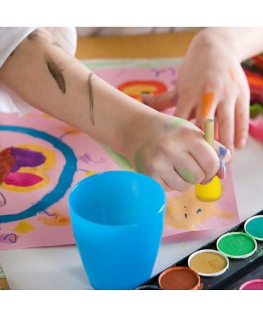 WAFJAMF 40-Piece Round Sponge Brush Set - Yellow Paint Tools for Kids - Buy Online on GoSupps.com