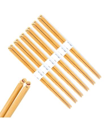 6 Pairs Bamboo Chopstick Creative Japanese Style Cartoon Cat Dog Shape Chopsticks Household Kitchen Wooden Couple Chopsticks (Dog)