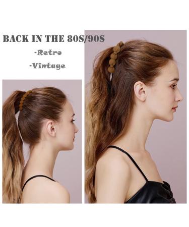 Hapdoo 6PCS Bow Oval Banana Clips for Medium Hair - Strong Hold Hair Accessories for Women and Girls - Buy Online on GoSupps.com