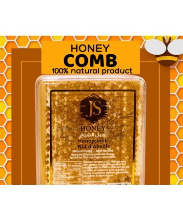 JS Honey Honeycomb 375G - 100% Natural from Lebanon Premium Sweetener for Cooking & Baking 1 Box 2 Boxes (375g x 2) 6 Boxes (375g x 6) (2 Boxes) 375 g (Pack of 1) - Buy Online on GoSupps.com