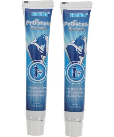 Healifty Prostate Cream Men Prostate Health Supplement Urine Removing Cream Urgency Symptoms Remover White - Pack Of 2