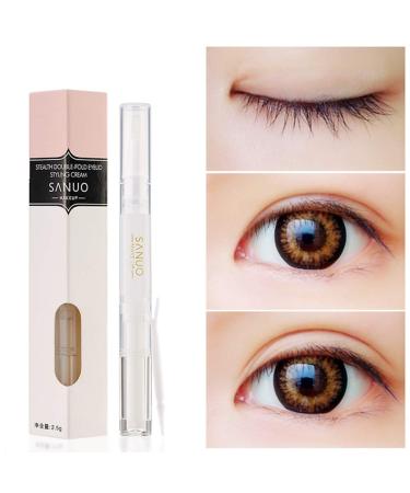 Natural Waterproof Double Eyelid Glue Pen | Long Lasting Adhesive for Instant Upper Eyelid Lift | Invisible & Waterproof Formula for Droopy Hooded Eyes - Buy Online on GoSupps.com