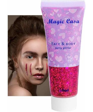  Jildouf Face glitter Fish Scale Glitter Liquid Eyeshadow - Shimmering Body Gel for Festival Art Party Halloween Long-lasting glitter Jildouf - Buy Online on GoSupps.com